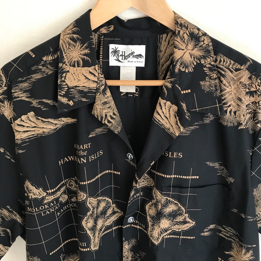 Vintage Howie Hawaiian Button Up Shirt Sz XL - Picture 2 of 6